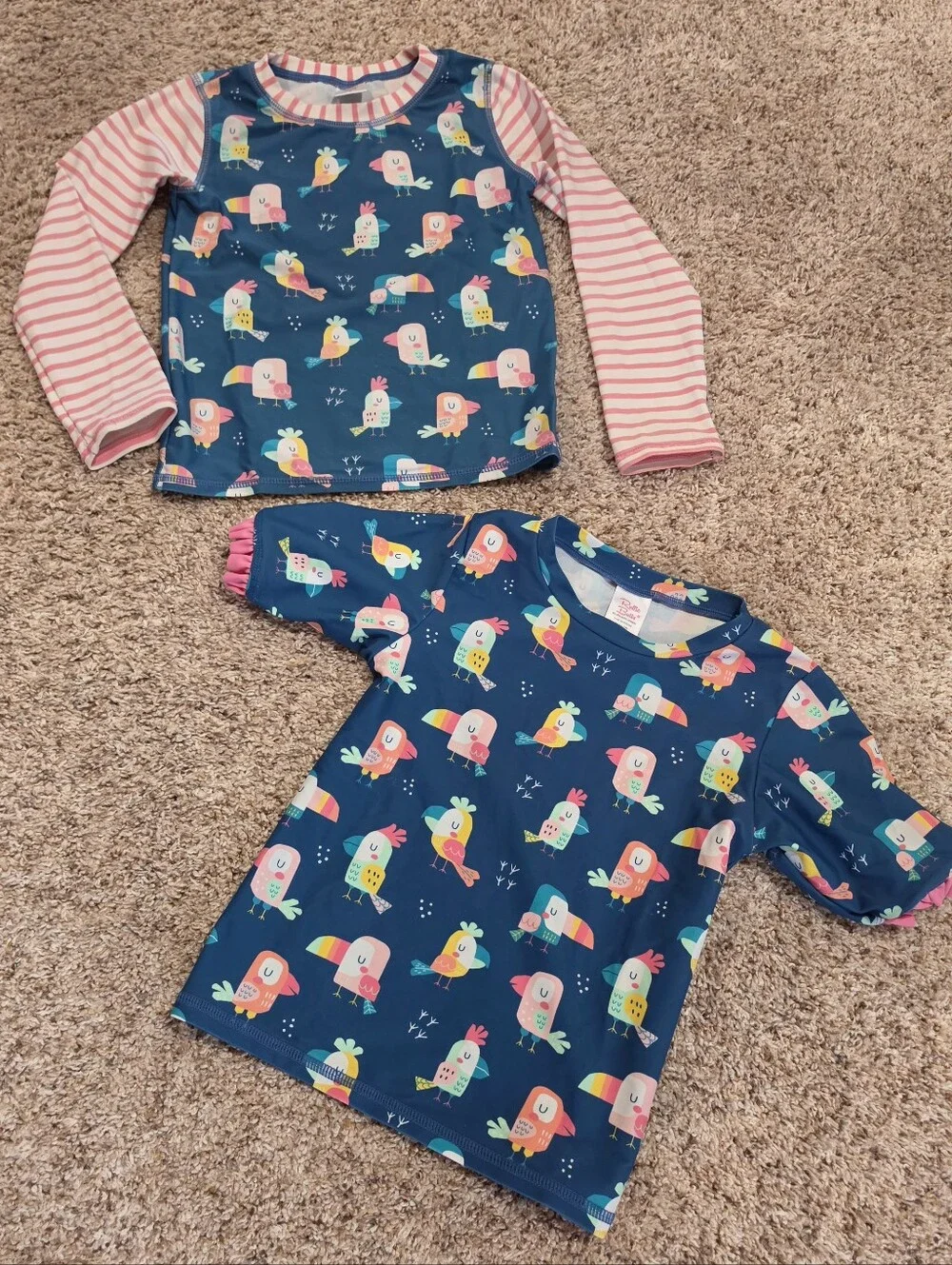 HUGE Lot Girls Ruffle Butts Swim Tops Bottoms Rash Guard Size 5